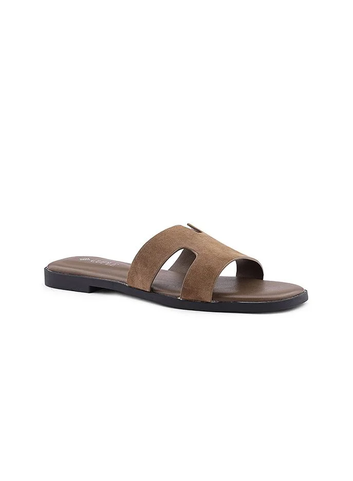 كابلي شباشب نسائية مسطحة